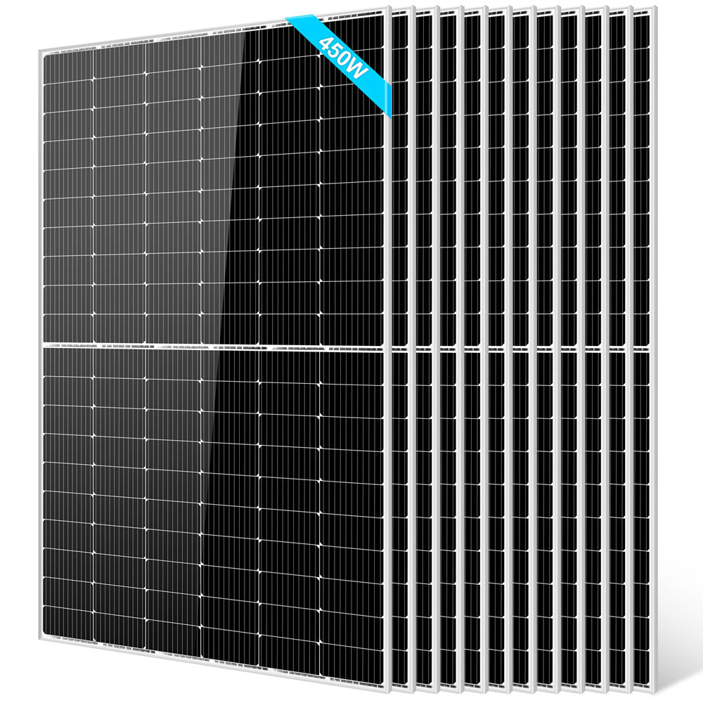 450 Watt Monocrystalline PERC Solar Panel UL 61730 CEC Listed - Energize Trek