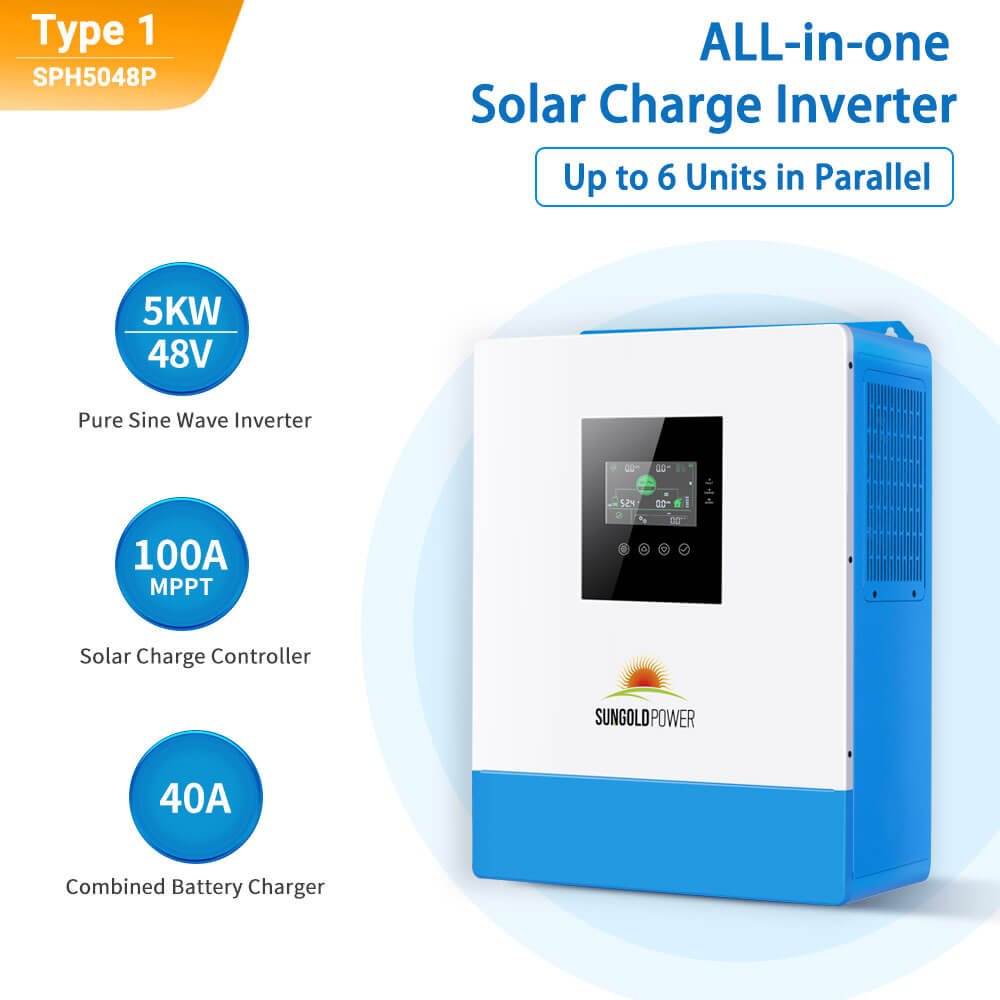 5000W 48V Solar Charger Inverter - Energize Trek