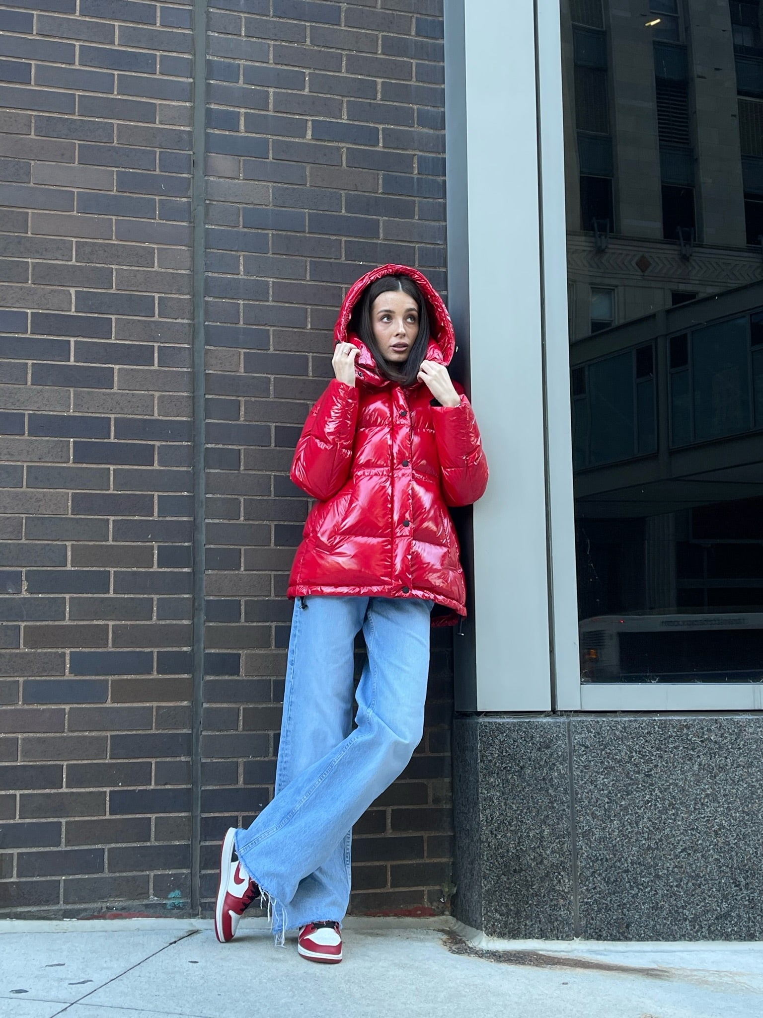 Gia Laqué Premium Down Hooded Jacket - Energize Trek