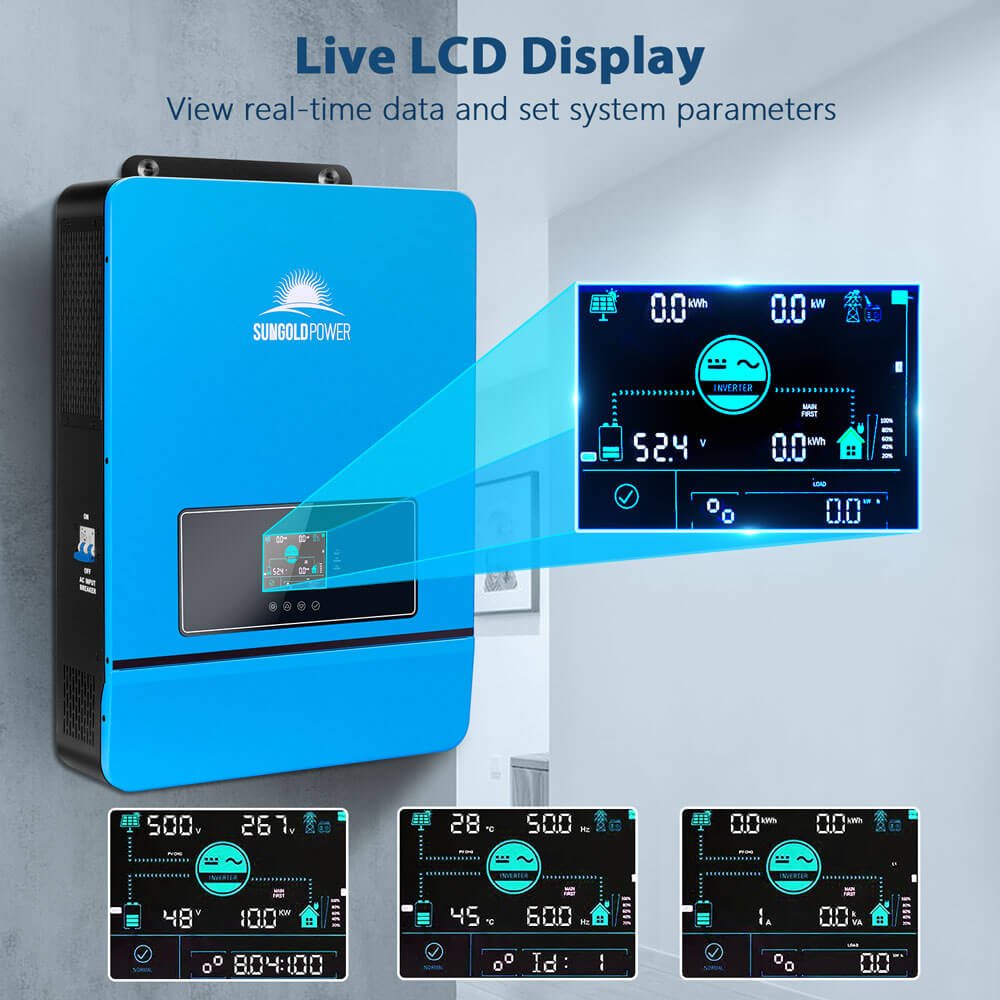 16KW 48V Split Phase Solar Inverter (2 Units Parallel) - Energize Trek