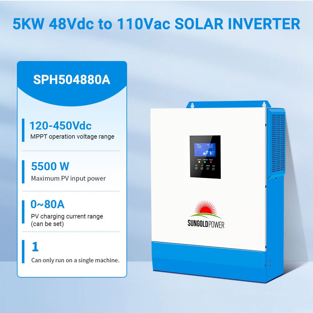 5000W 48V Solar Charger Inverter - Energize Trek