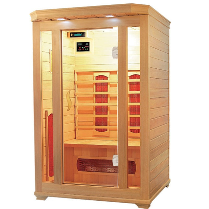 SAUNA EVOLUTION® Indoor Wooden Dry Cabin Customized Sauna Room Far Infrared 04 - Energize Trek