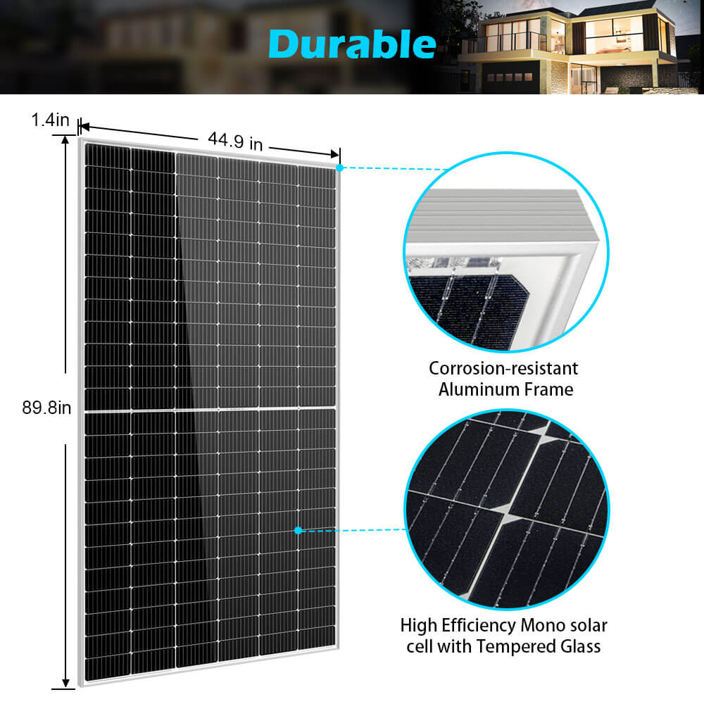 550W MONO PERC SOLAR PANEL FULL PALLET (32 PANELS) UL 61730 CEC Listed - Energize Trek