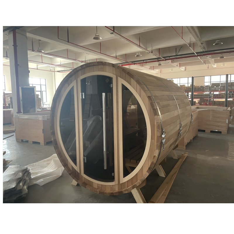 SAUNA EVOLUTION® Barrel Sauna Serenity Nature Air 9 - Energize Trek