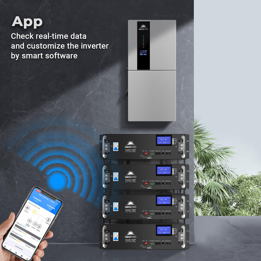 11.4KW 48V Split Phase Hybrid Solar Inverter | Whole Home Backup (200A) | SGN-11K15PRO - Energize Trek