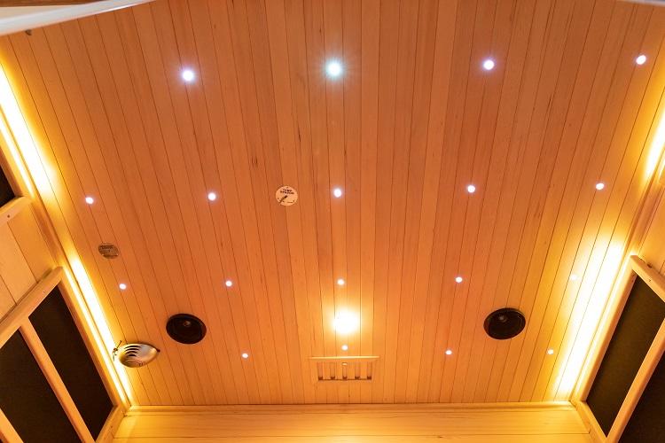 SAUNA EVOLUTION® Double Layer Bench Steam and Infrared Indoor Sauna Room Dual System 07 - Energize Trek