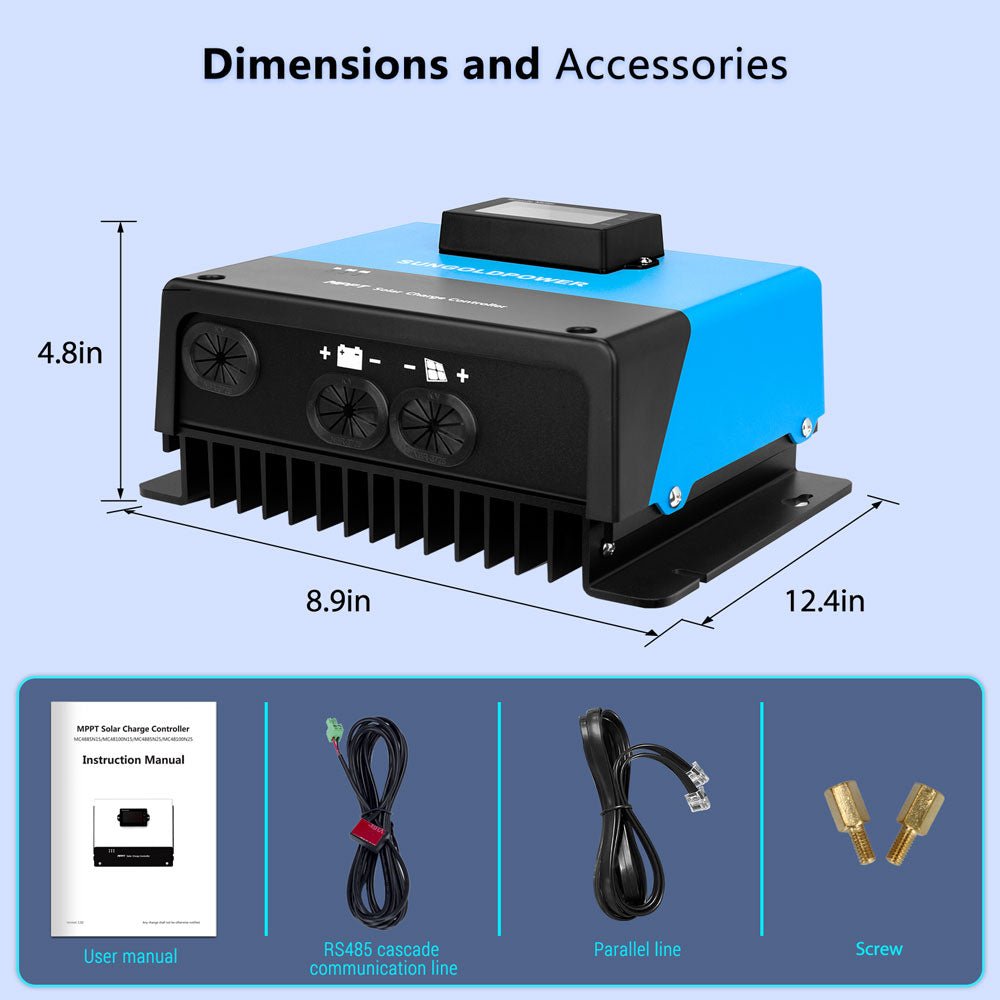 100 Amp MPPT Solar Charge Controller - Energize Trek