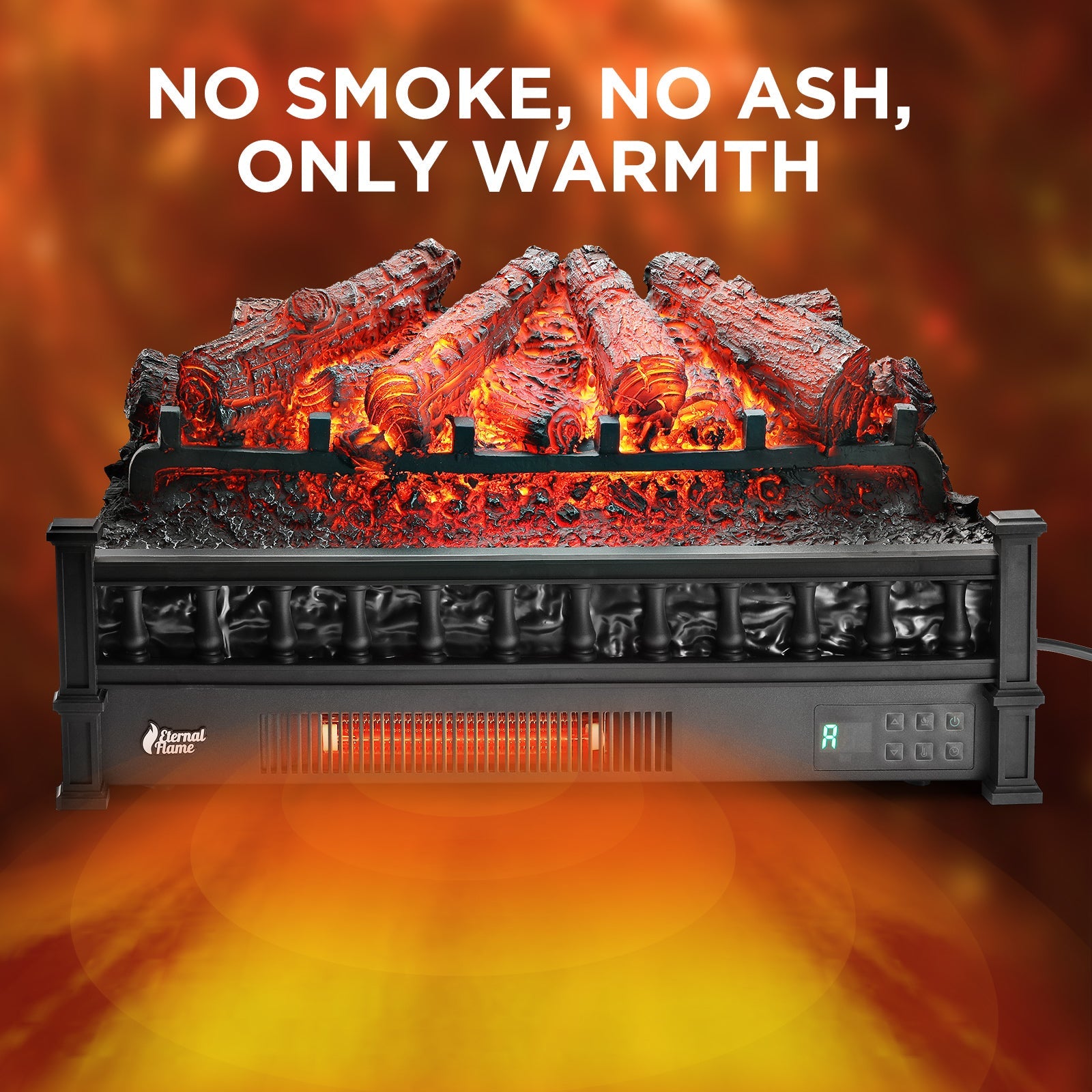 Eternal Flame EF26-PB Electric Fireplace Logs - Energize Trek
