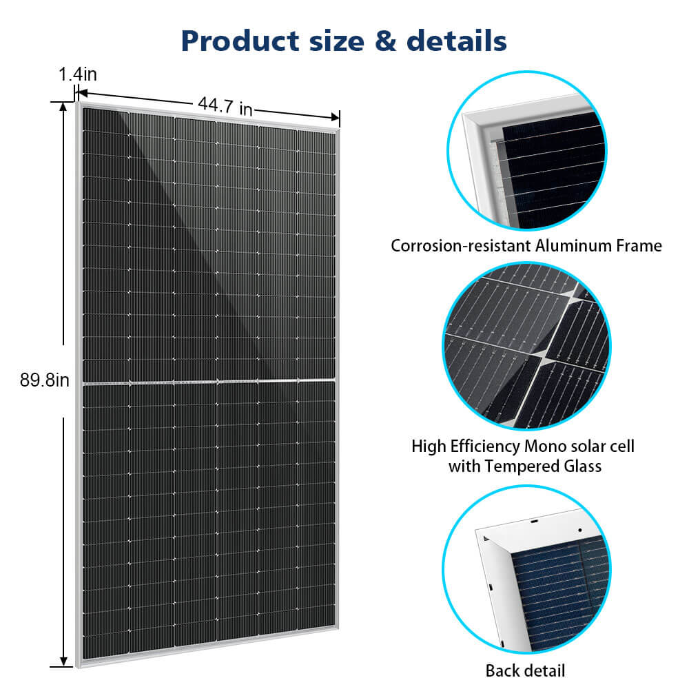 560 WATT BIFACIAL PERC SOLAR PANEL FULL PALLET (32 PANELS) - Energize Trek