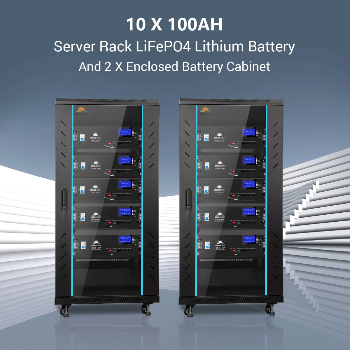 Hybrid Solar Kit 11.4KW 48V Split Phase 20.48KWH/51.2KWH Lithium Battery 450 Watt Solar Panel SGH-11N2E/ SGH-11N5E - Energize Trek