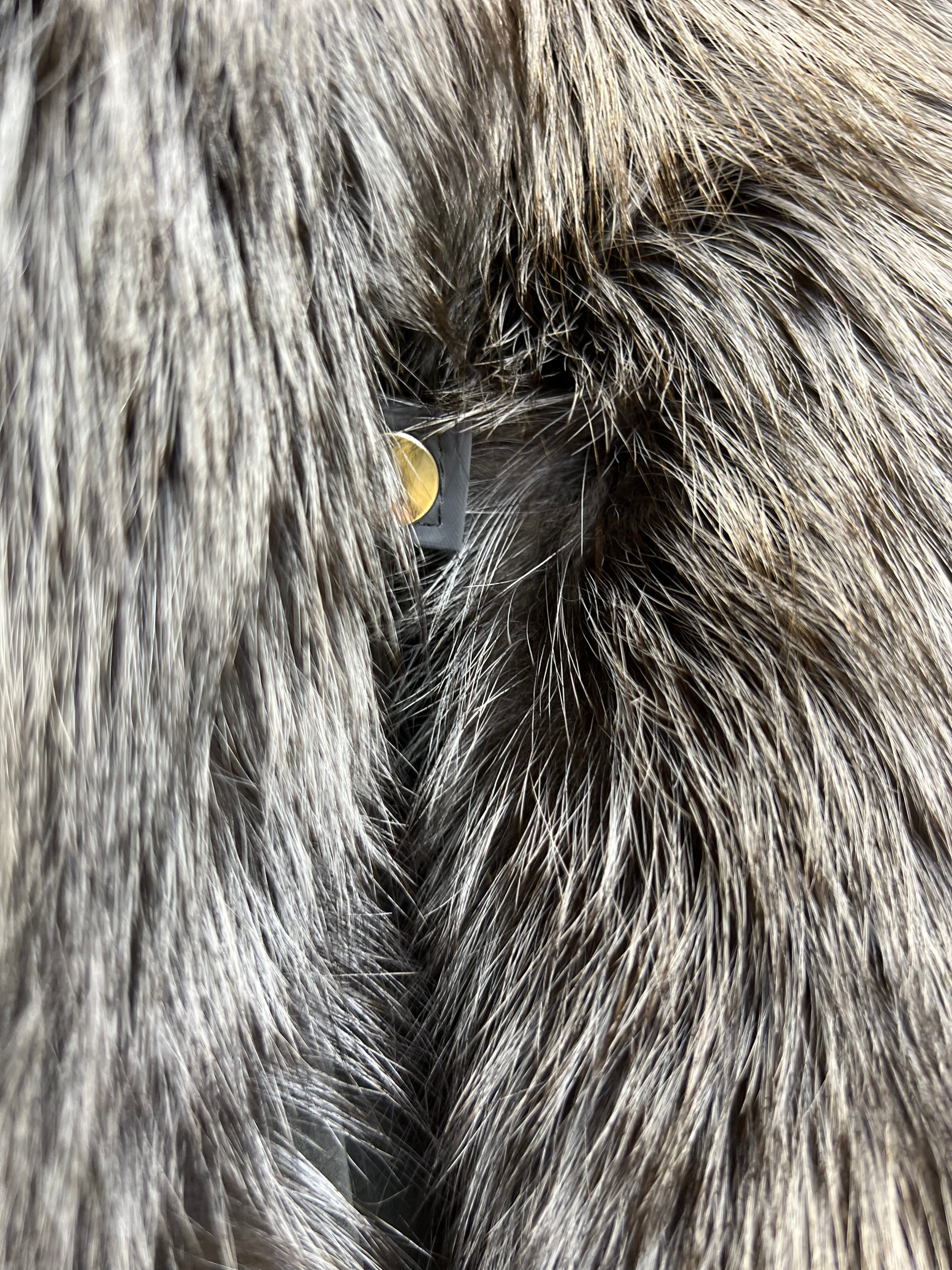 Genuine Silver Fox Fully Lined Hood Rabbit Insulated Parka - Energize Trek