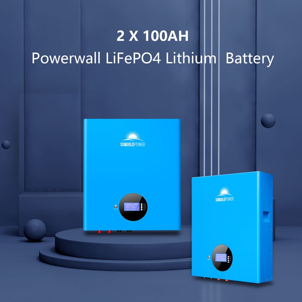 Off-Grid Solar Kit 5000W 48VDC 120V 10.24KWH PowerWall Lithium Battery 6 X 370 Watts Solar Panels SGM-5K10M - Energize Trek