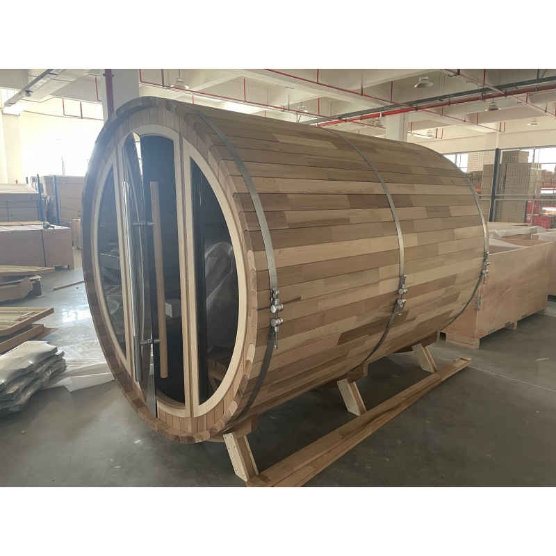 SAUNA EVOLUTION® Barrel Sauna Serenity Nature Air 9 - Energize Trek
