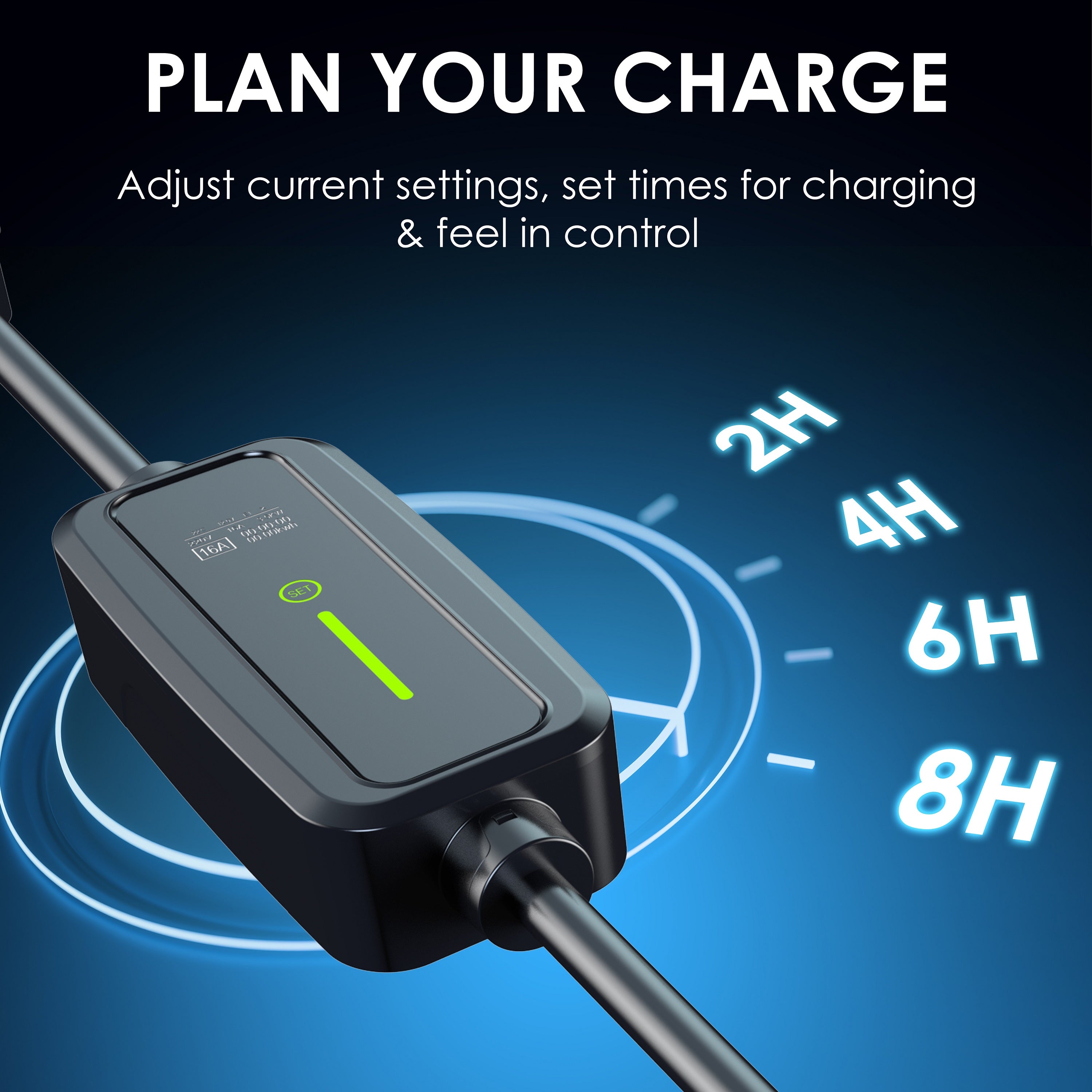 J1772 16A Portable Charger - Energize Trek