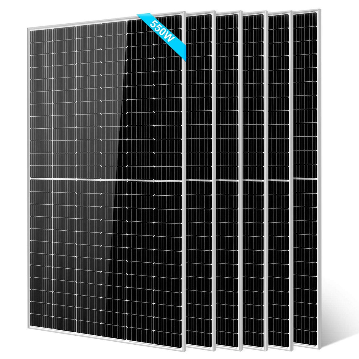 450/ 550 Watt Monocrystalline PERC Solar Panel UL 61730 CEC Listed - Energize Trek