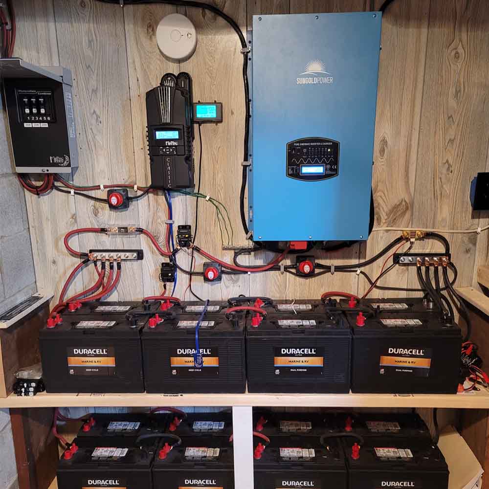 12000W 48V Split Phase Pure Sine Wave Inverter Charger - Energize Trek