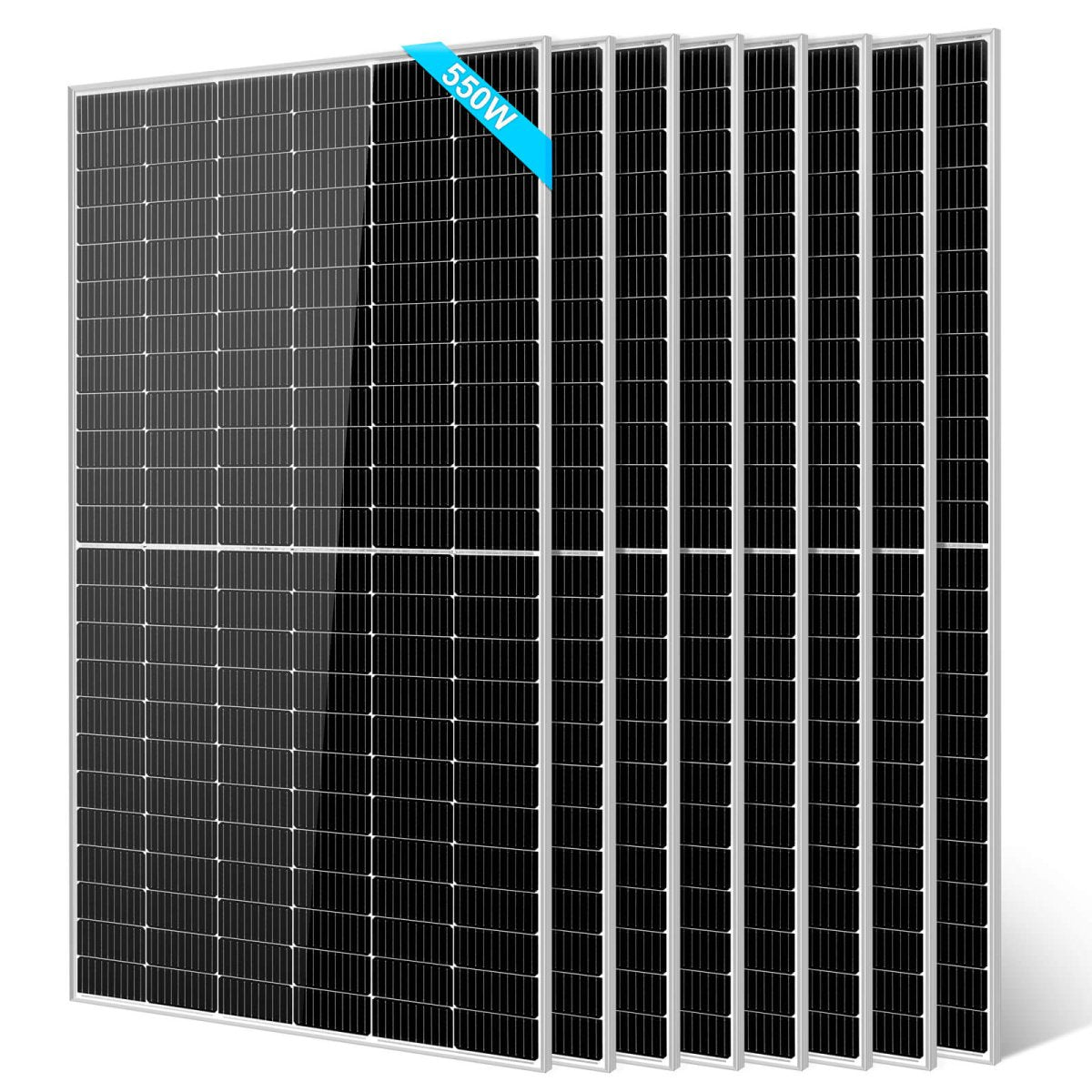 450/ 550 Watt Monocrystalline PERC Solar Panel UL 61730 CEC Listed - Energize Trek