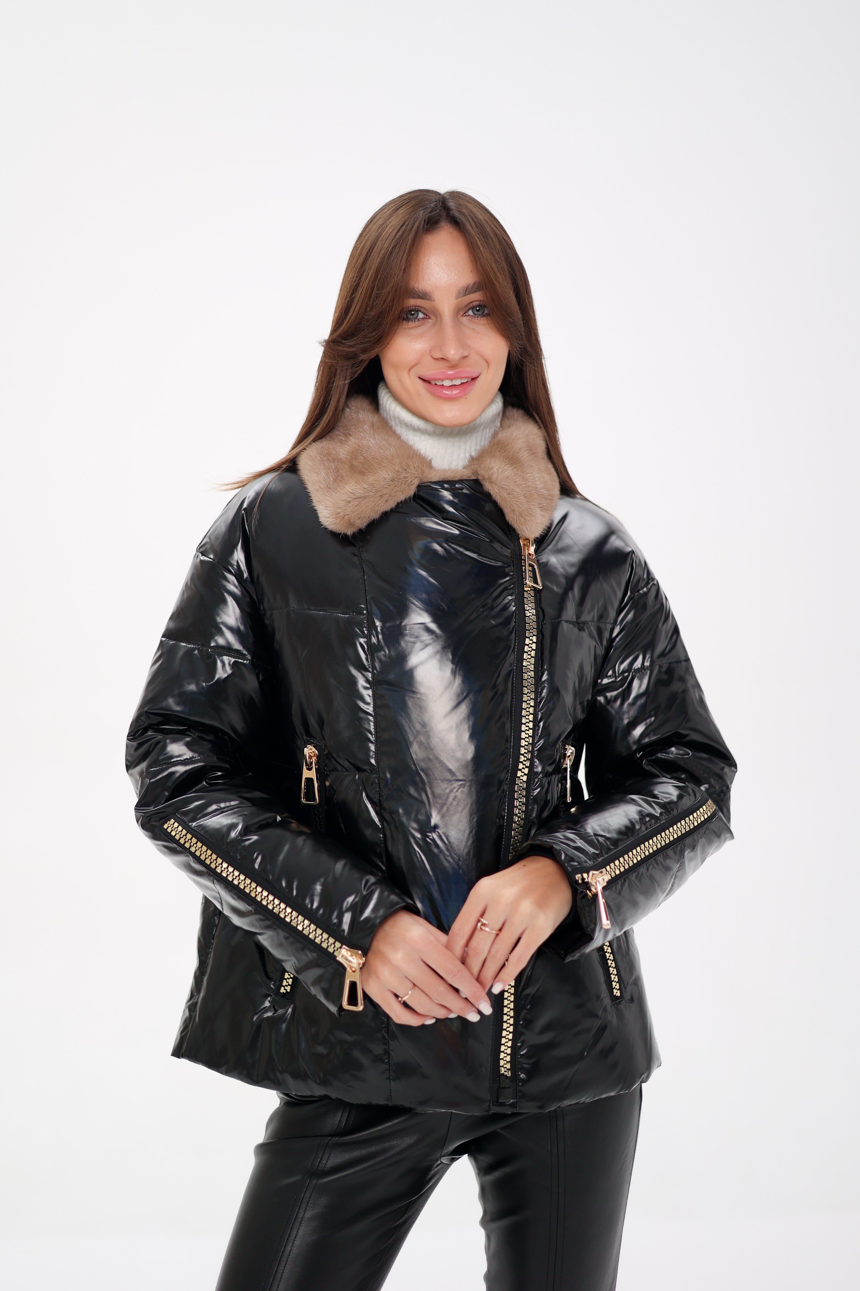 Genuine Mink Fur Down Fill Jacket - Energize Trek