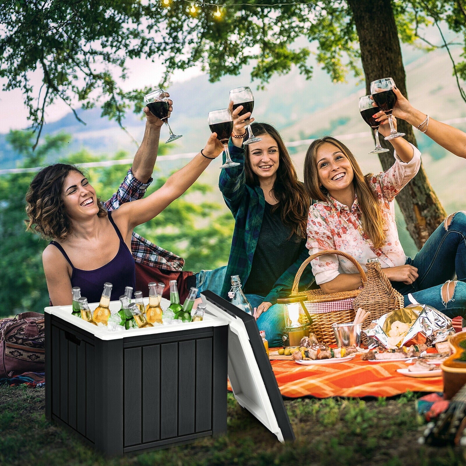 10 4-in-1 Gallon Storage Cooler for Picnic and Outdoor Activities - Energize Trek