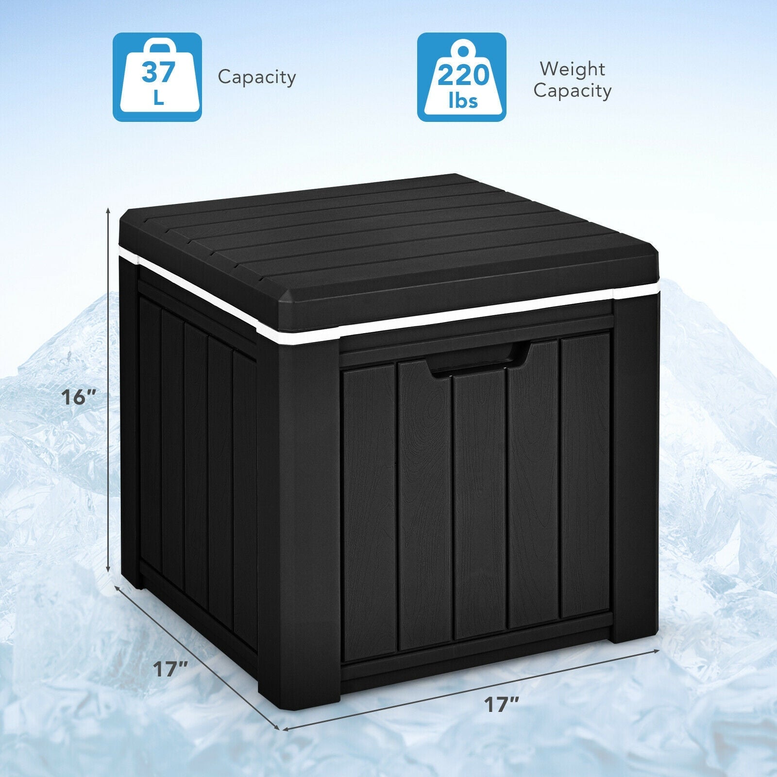 10 4-in-1 Gallon Storage Cooler for Picnic and Outdoor Activities