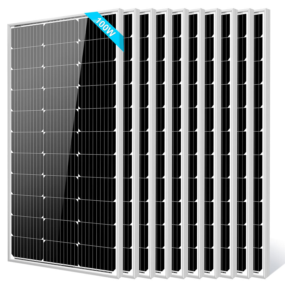 100 Watt Monocrystalline Solar Panel - Energize Trek