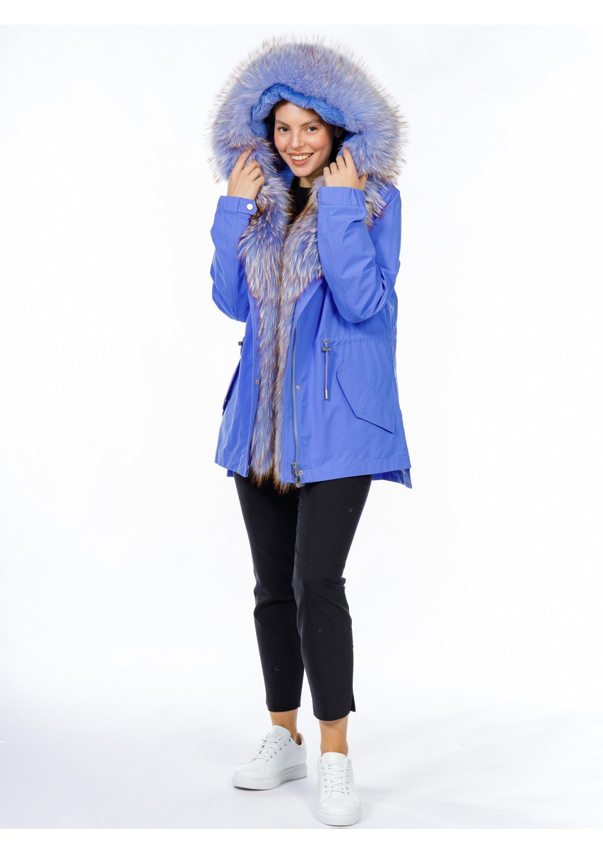Genuine Fox Fur Rabbit Insulated Parka - Energize Trek