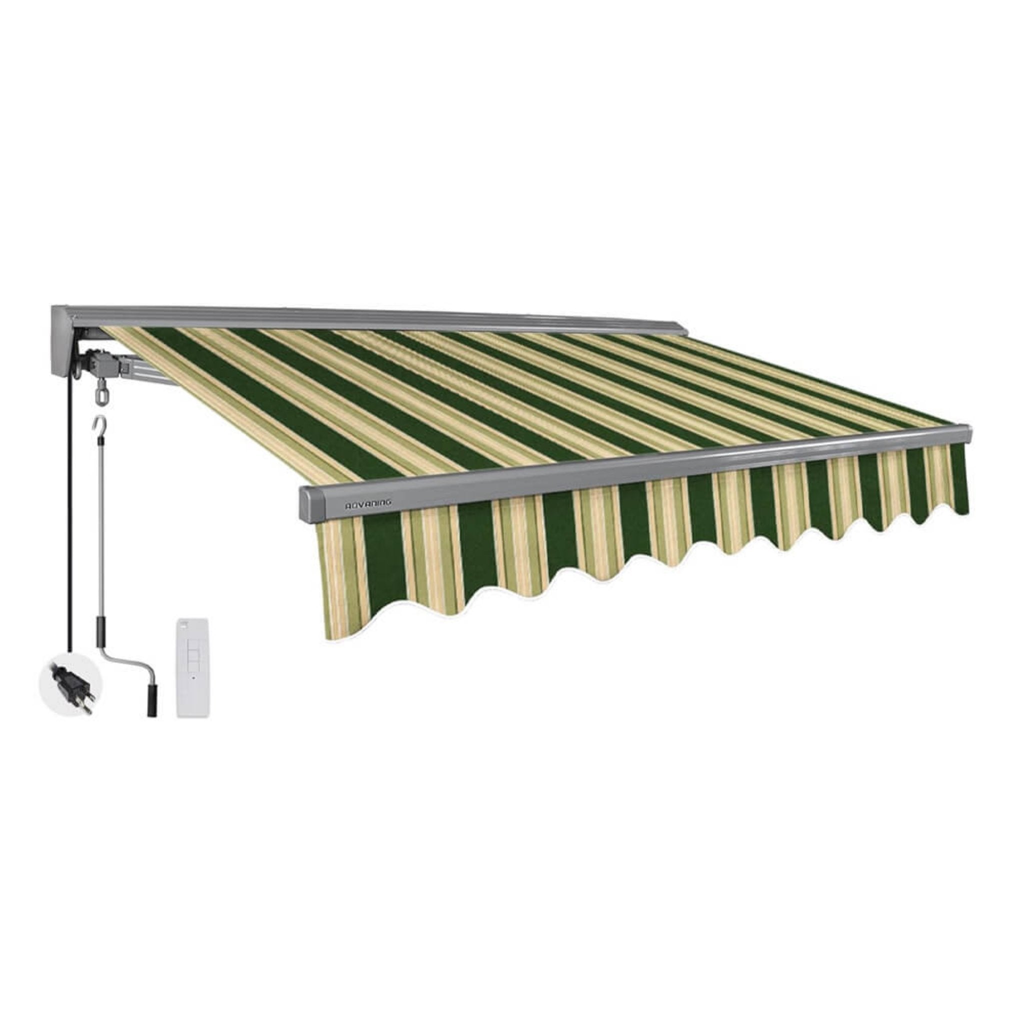 Advaning Classic Series Fully Assembled Retractable Sun Shade Canopy Awning (SAK92851) - Energize Trek