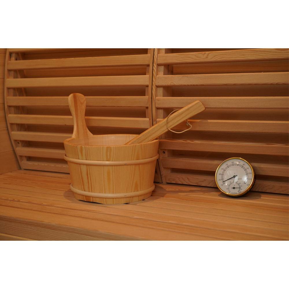 SAUNA EVOLUTION® Commercial Finnish Bath Home Sauna Indoor Steam Room Glass 03 - Energize Trek