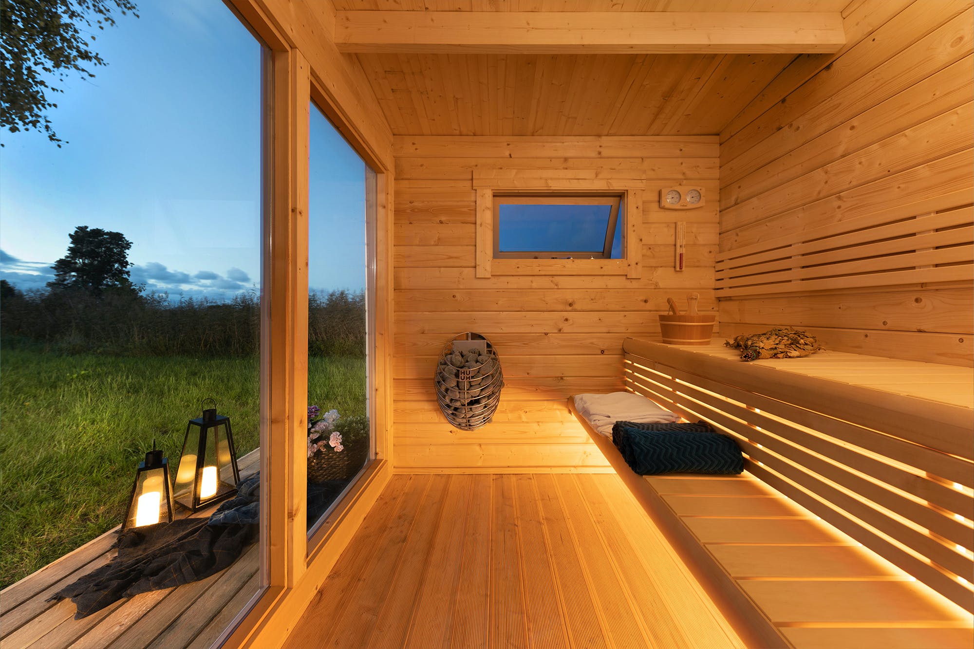 SAUNA EVOLUTION® Cabin Sauna Eco Oasis 3 - Energize Trek