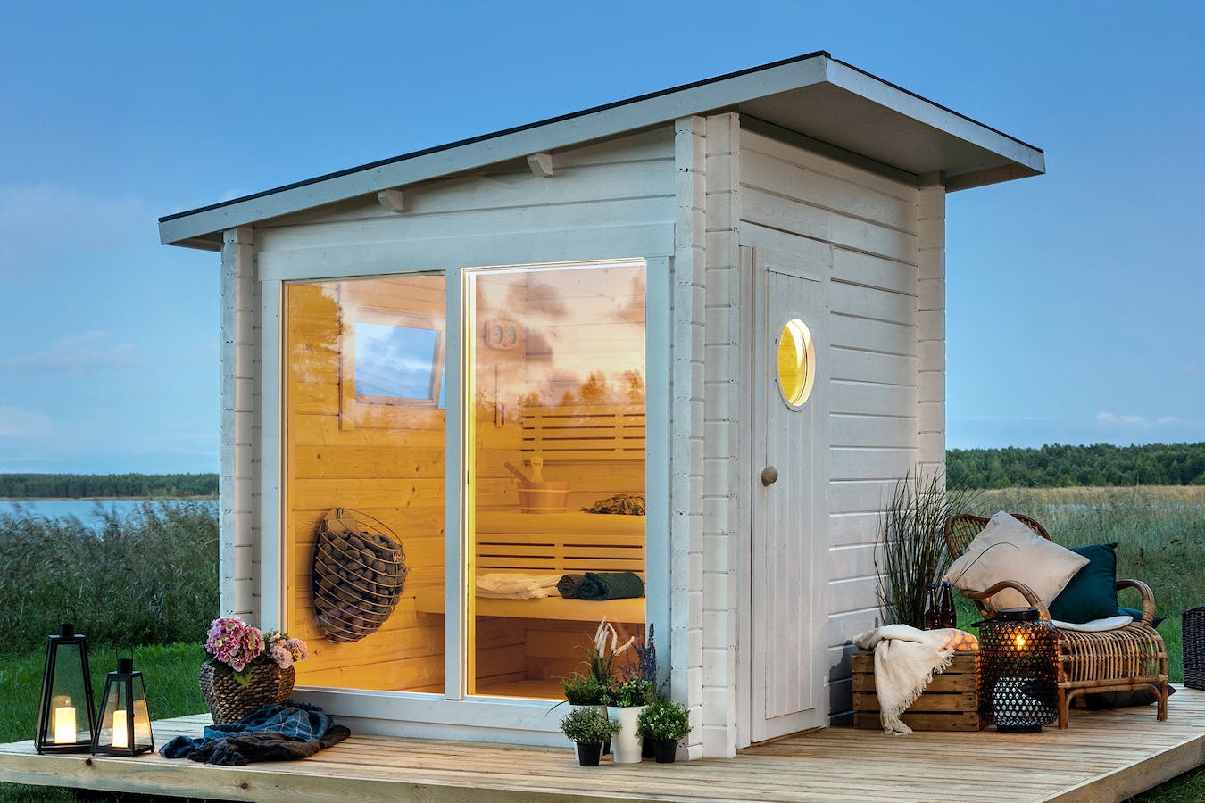 SAUNA EVOLUTION® Cabin Sauna Eco Oasis 3 - Energize Trek