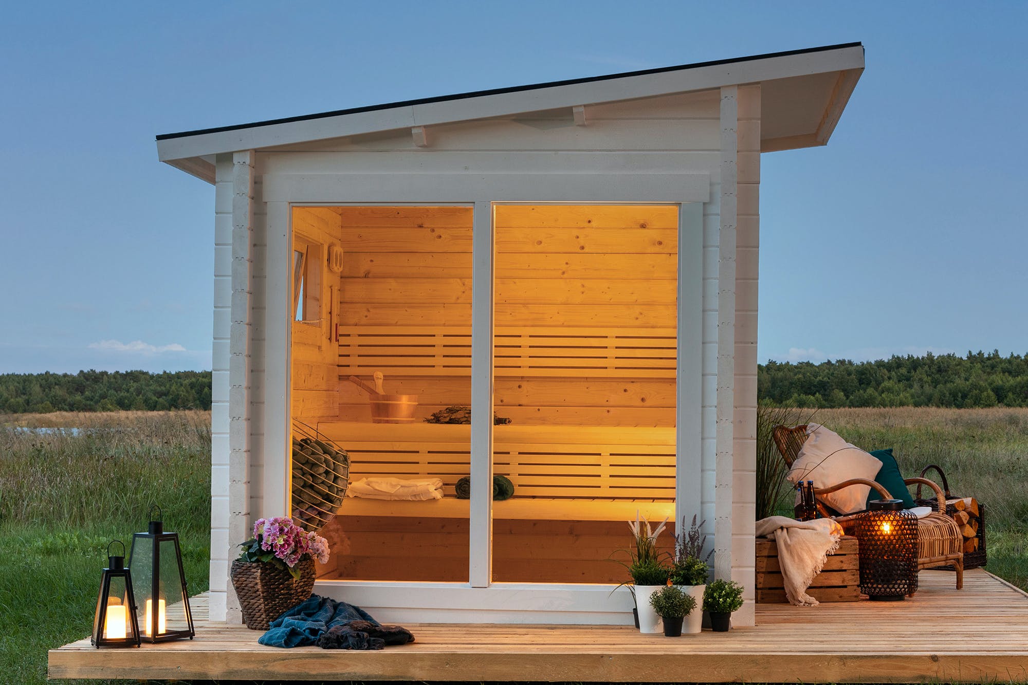 SAUNA EVOLUTION® Cabin Sauna Eco Oasis 3 - Energize Trek
