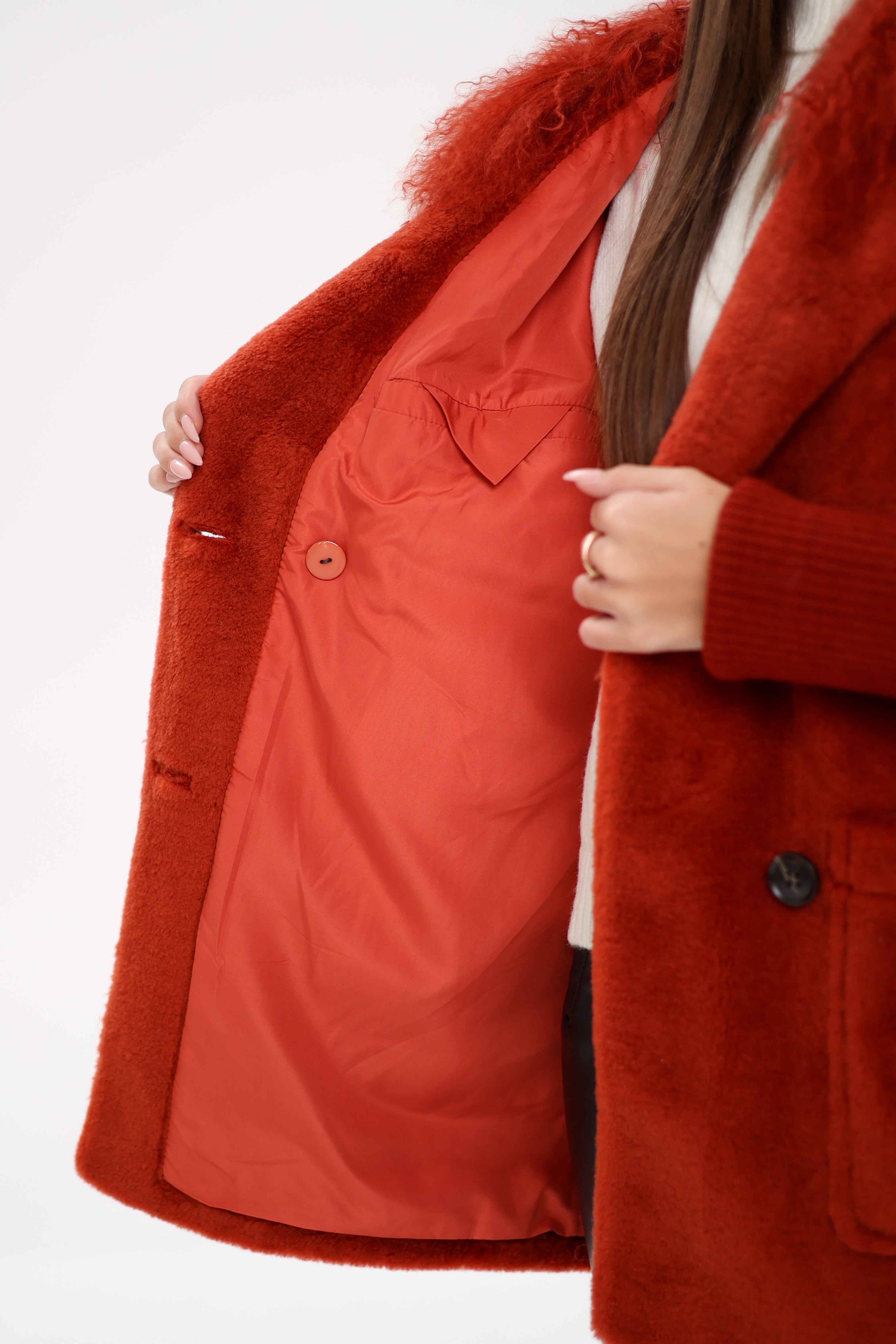 Genuine Lama Fur Peruvian Wool Coat - Energize Trek
