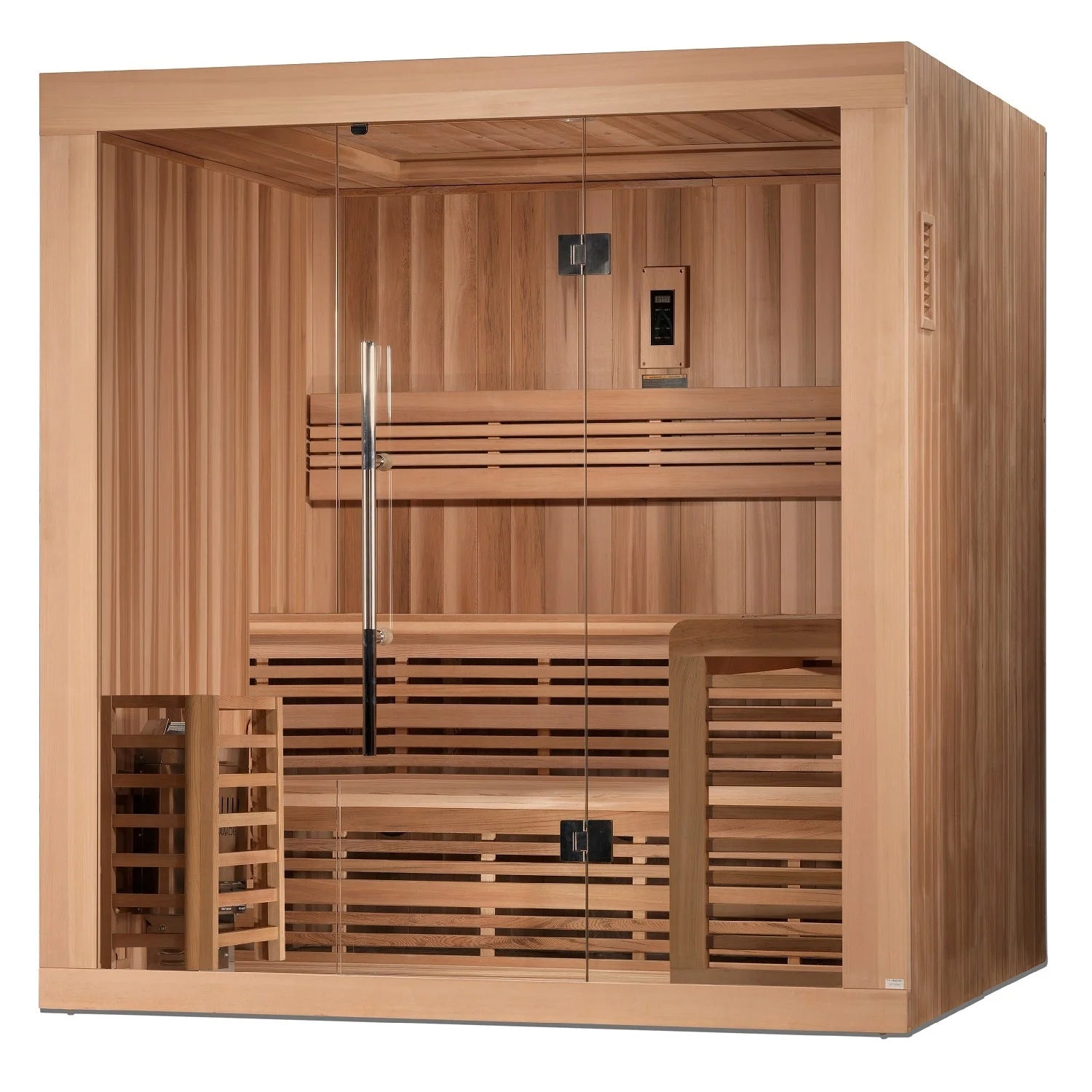 SAUNA EVOLUTION® 6 PERSON TRADITIONAL STEAM SAUNA MODERN RELAX 3 - Energize Trek
