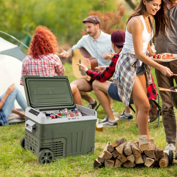 12 Volt Car Refrigerator Portable Car Fridge with Adjustable Range - Energize Trek