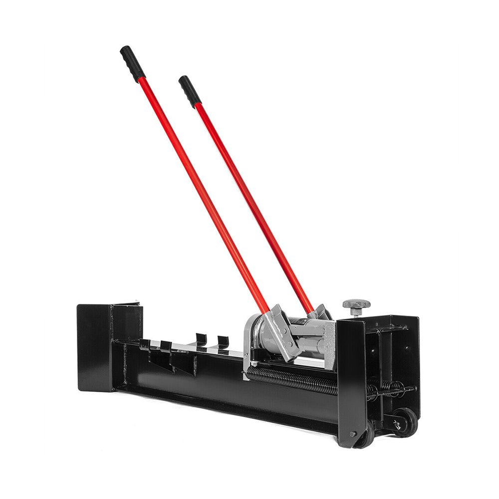 12-Ton Manual Hydraulic Wood Splitting Log Firewood Splitter (SAK17426) - Energize Trek
