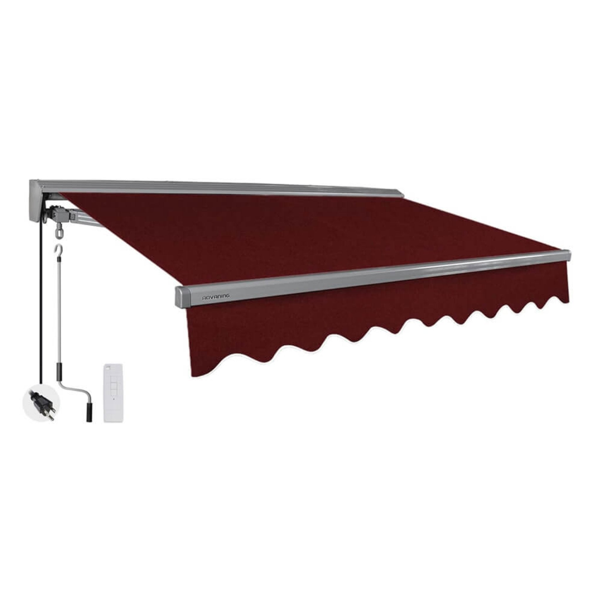 Advaning Classic Series Fully Assembled Retractable Sun Shade Canopy Awning (SAK92851) - Energize Trek