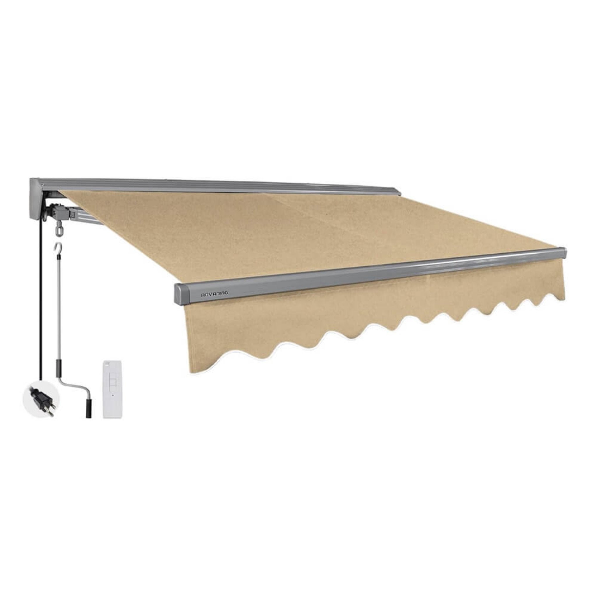 Advaning Classic Series Fully Assembled Retractable Sun Shade Canopy Awning (SAK92851) - Energize Trek