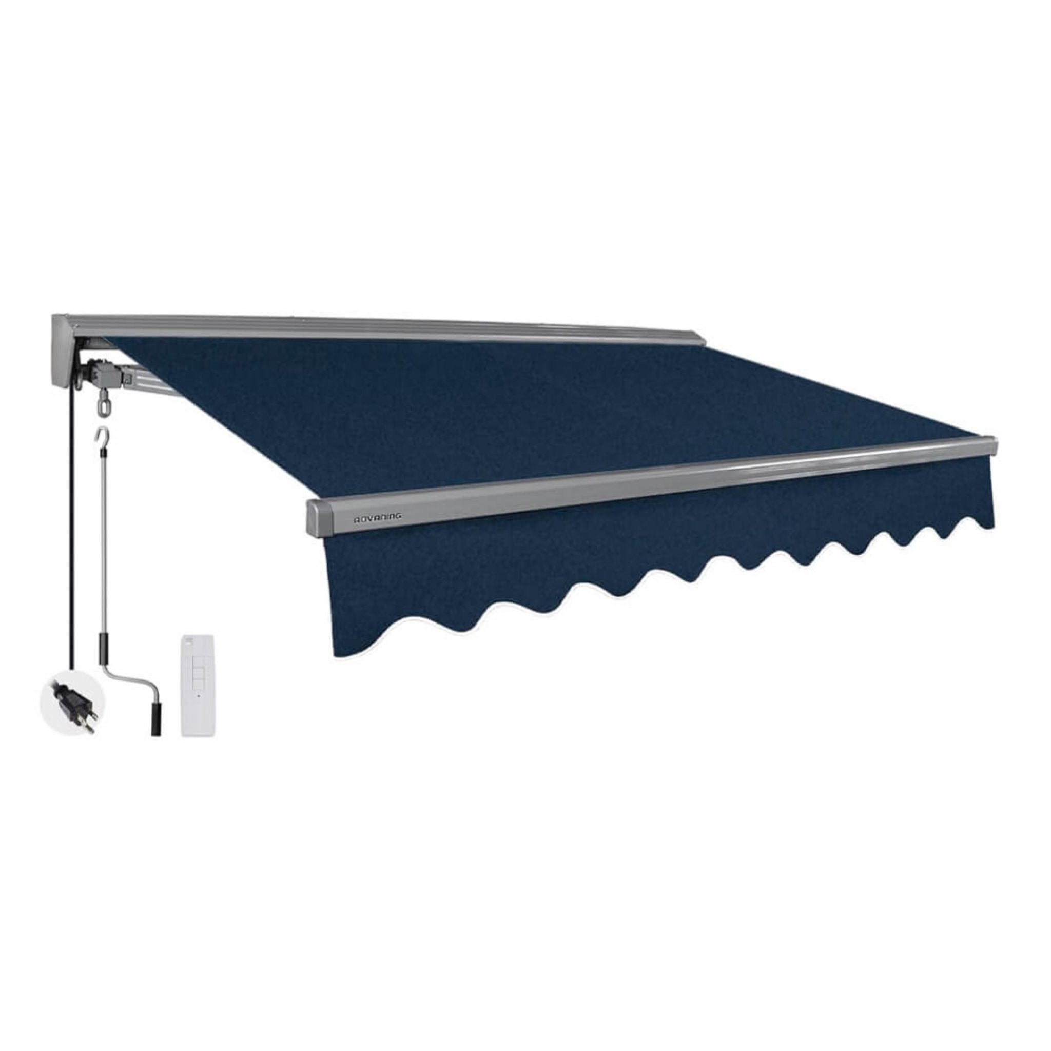 Advaning Classic Series Fully Assembled Retractable Sun Shade Canopy Awning (SAK92851) - Energize Trek