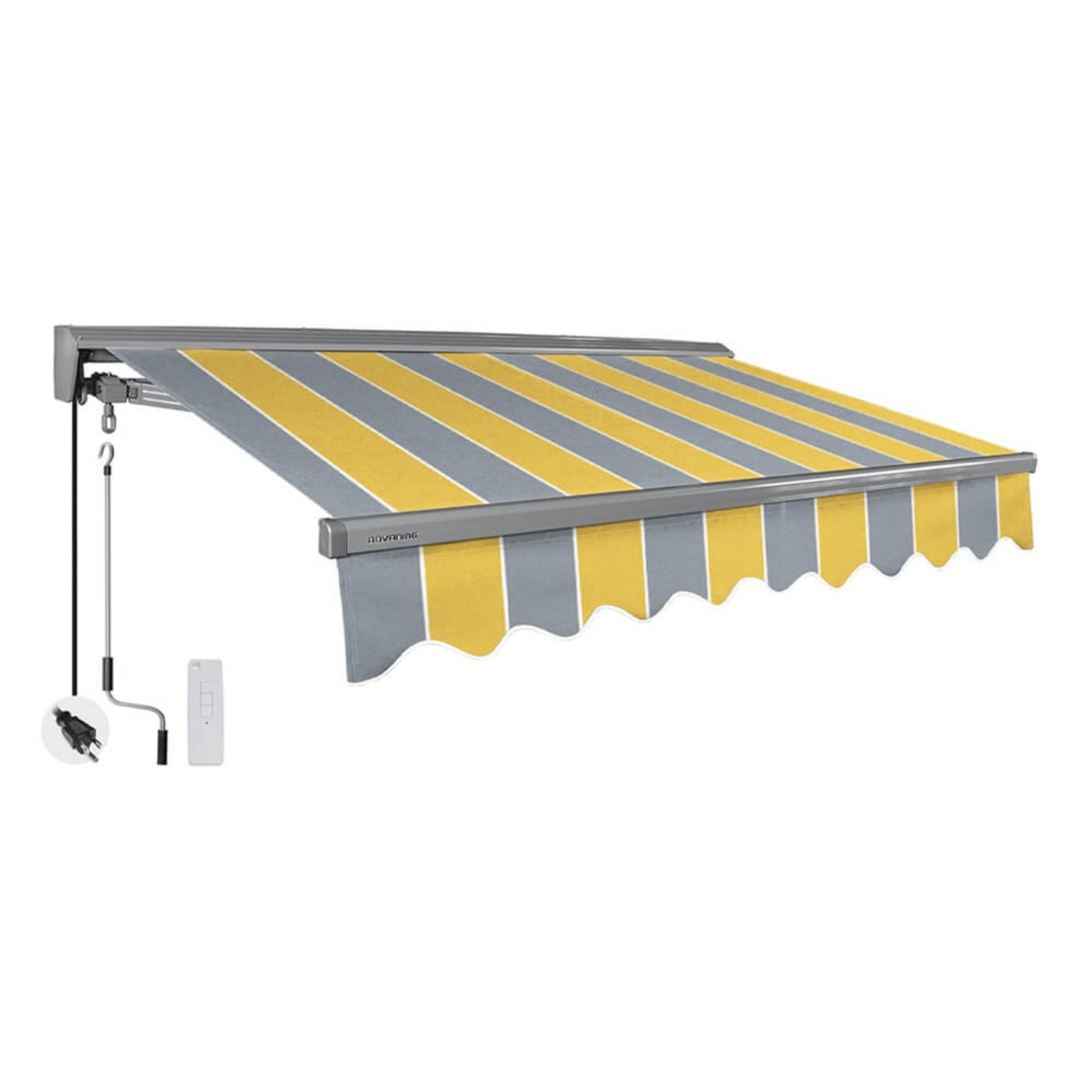 Advaning Classic Series Fully Assembled Retractable Sun Shade Canopy Awning (SAK92851) - Energize Trek