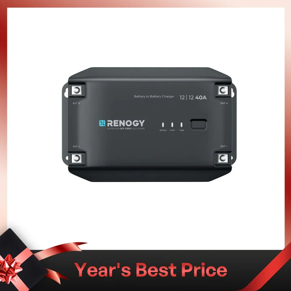 12V 20A/40A DC to DC Battery Charger - Energize Trek