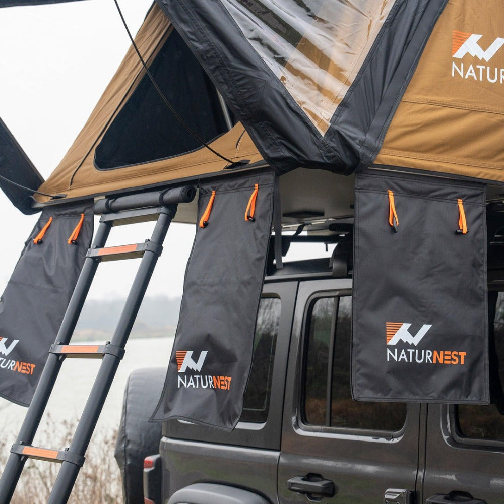 Naturnest Sirius 2 Premium 2XL 3-Person Clamshell Roof Top Tent (SAK91382) - Energize Trek