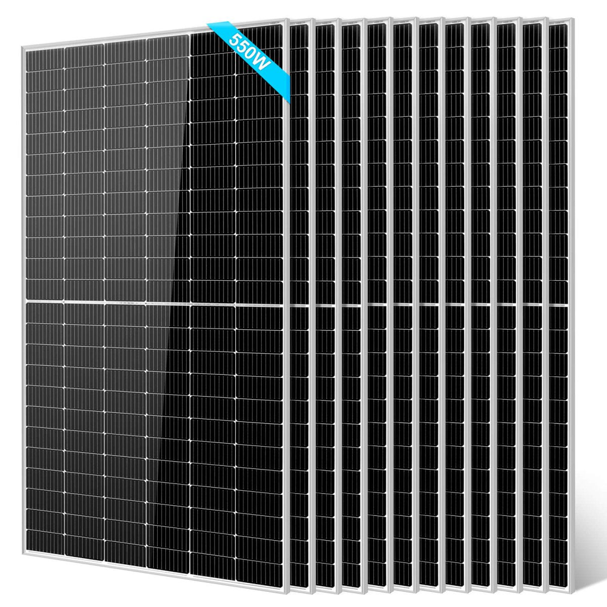 450/ 550 Watt Monocrystalline PERC Solar Panel UL 61730 CEC Listed - Energize Trek
