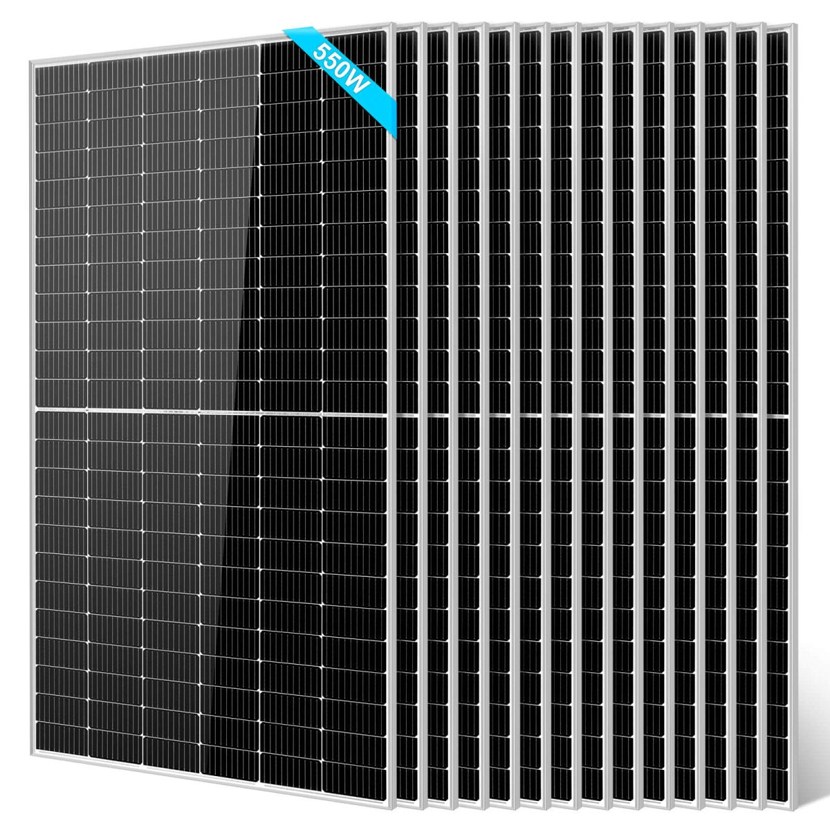 450/ 550 Watt Monocrystalline PERC Solar Panel UL 61730 CEC Listed - Energize Trek