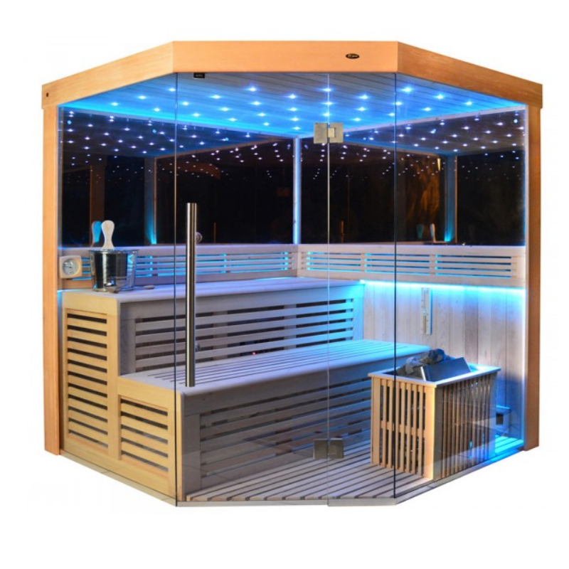 SAUNA EVOLUTION® Indoor New Exclusive Mirror Steam Sauna Glass 13 - Energize Trek