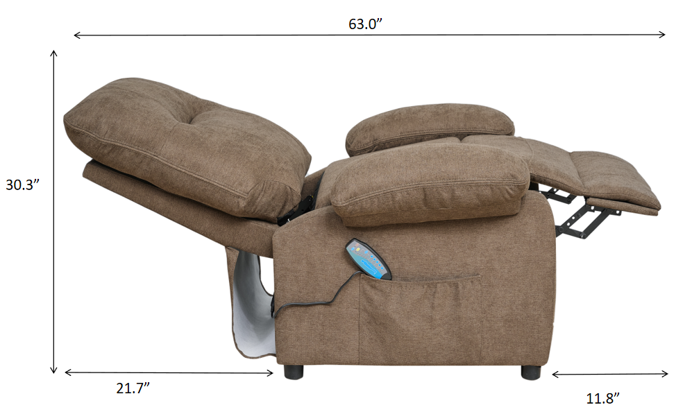 Recliner Chair with Message and Heater, Recliner Chair for Adult, Manual Control Message Chair - Energize Trek