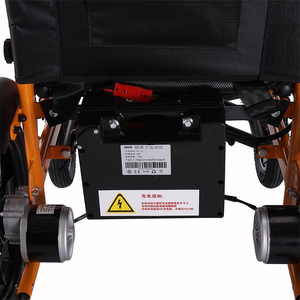 18" Heavy Duty 500W Electric Mobility Power Wheelchair, 265 LBS (98471625) - Energize Trek