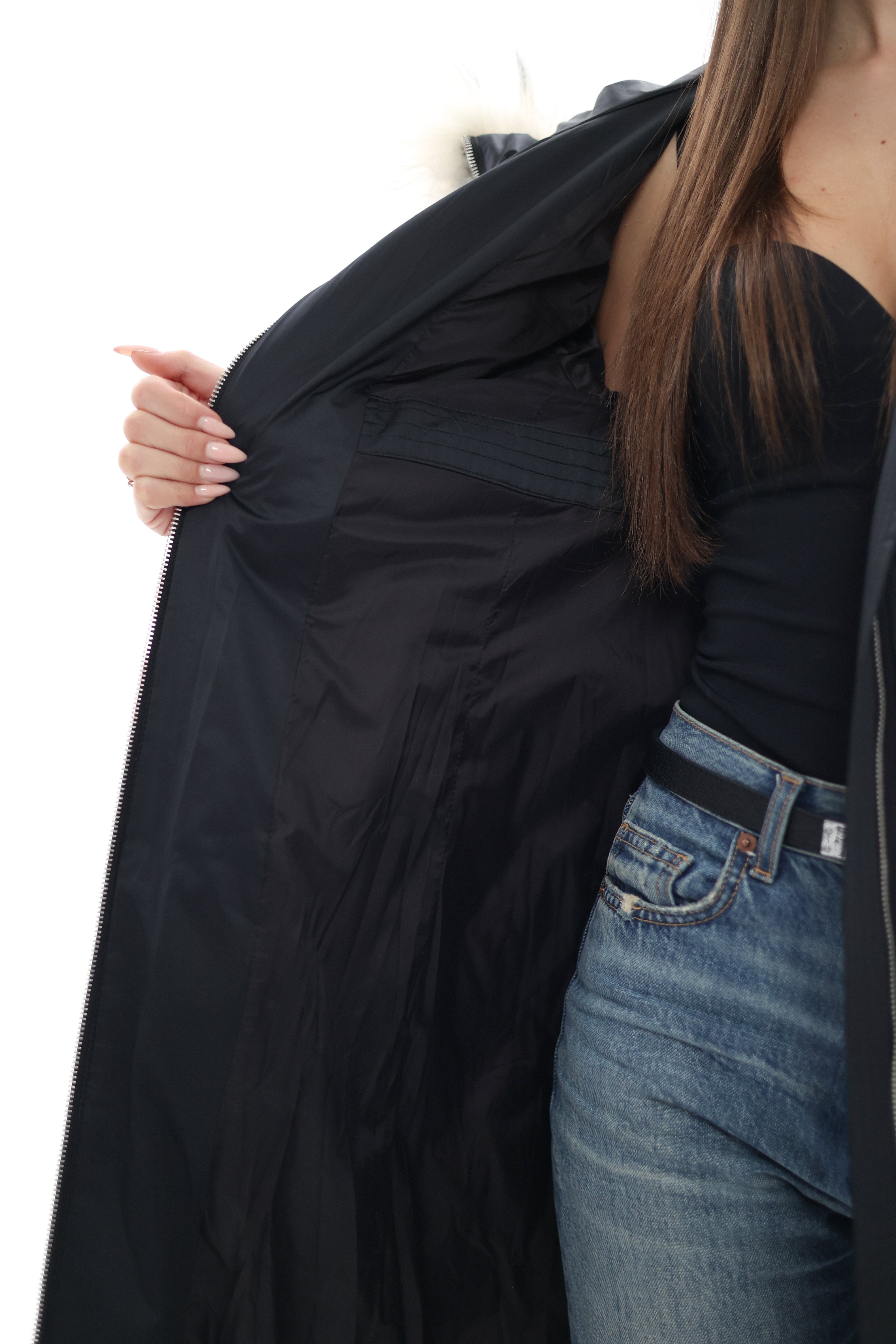 Genuine Fur Trim Down Fill Coat - Energize Trek