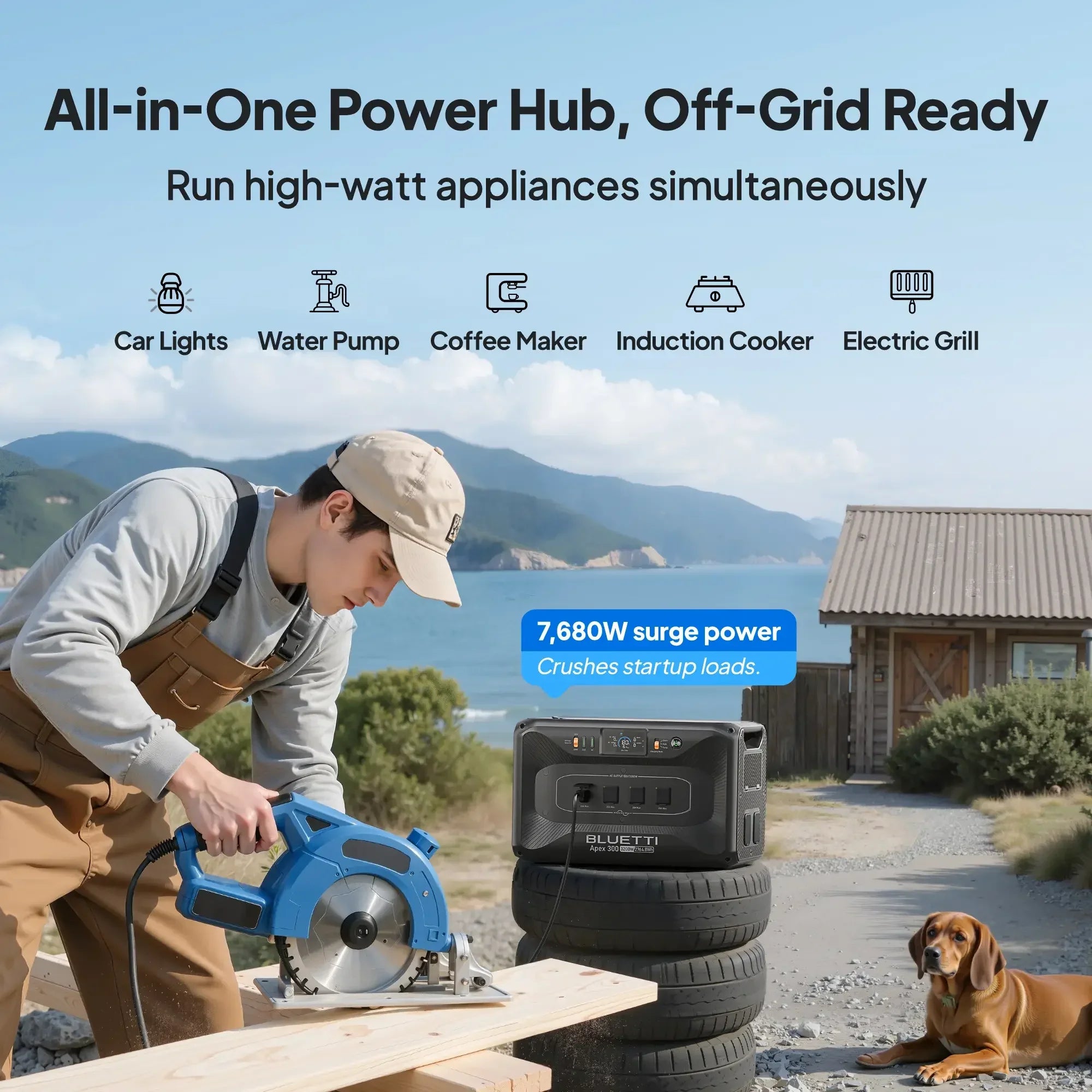 Bluetti Apex 300 Versatile Power Station - Energize Trek
