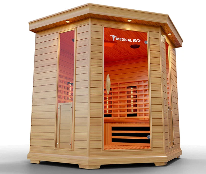 6 Person Indoor Infrared Full Spectrum Sauna | Medical 6 Plus™ - Energize Trek