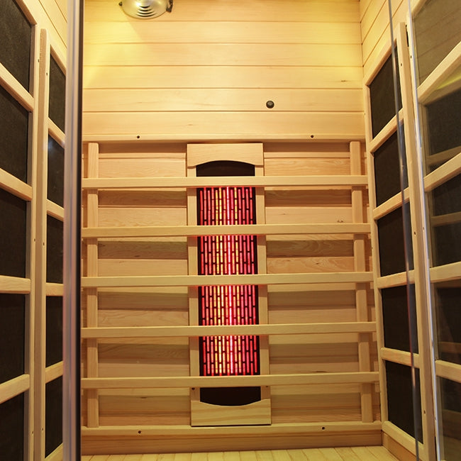 SAUNA EVOLUTION® Full Spectrum Indoor Solid Wood Sauna Far Infrared 11 - Energize Trek